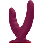 FUN FACTORY - RYDE DILDO DOBLE BURDEOS - Imagen 2