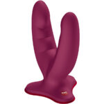 Imagen del artículo erótico FUN FACTORY - RYDE DILDO DOBLE BURDEOS de FUN FACTORY en la sección JUGUETES BIENESTAR |Dildos sin Vibración|Dildos Punto G de Millenial Sexshop.