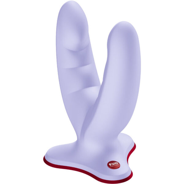 Imagen del artículo erótico FUN FACTORY - RYDE DILDO DOBLE VIOLETA de FUN FACTORY en la sección JUGUETES BIENESTAR |Dildos sin Vibración|Dildos Punto G de Millenial Sexshop.