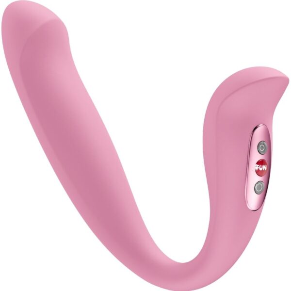 Imagen del artículo erótico FUN FACTORY - VELOCE DOBLE VIBRADOR INSERTABLE AIR PULSE ROSA de FUN FACTORY en la sección JUGUETES BIENESTAR |Juguetes para Mujeres|Estimuladores|Succionadores con vibración de Millenial Sexshop.