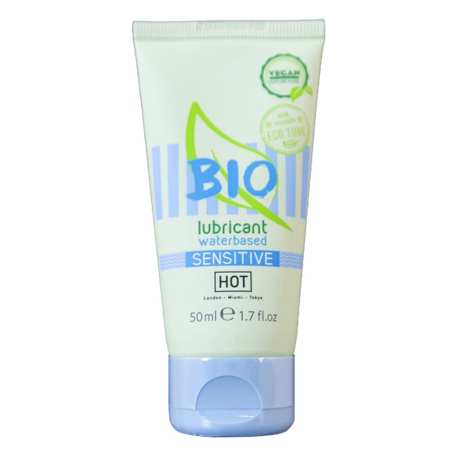 HOT - BIO LUBRICANT LUBRICANTE BIO BASE AGUA SENSIBLE 50 ML-MillenialSexshop-HOT Imagen del artículo erótico HOT - BIO LUBRICANT LUBRICANTE BIO BASE AGUA SENSIBLE 50 ML de HOT en la sección DROGUERÍA |Lubricantes|Base Agua de Millenial Sexshop.