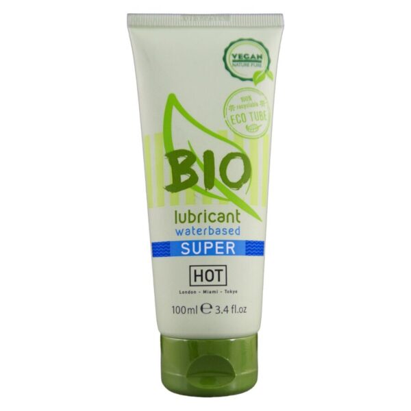 Imagen del artículo erótico HOT - BIO LUBRICANT LUBRICANTE BIO BASE AGUA SUPERGLIDE 100 ML de HOT en la sección DROGUERÍA |Lubricantes|Base Agua de Millenial Sexshop.