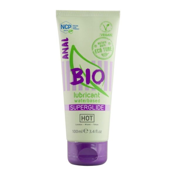 Imagen del artículo erótico HOT - BIO LUBRICANT LUBRICANTE BIO BASE AGUA SUPERGLIDE ANAL 100 ML de HOT en la sección DROGUERÍA |Lubricantes|Anal de Millenial Sexshop.