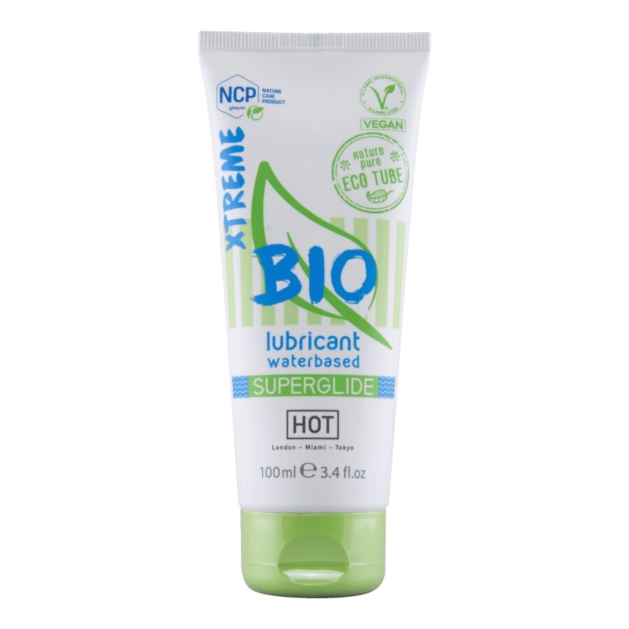 HOT - BIO LUBRICANT LUBRICANTE BIO BASE AGUA SUPERGLIDE XTREME 100 ML-MillenialSexshop-HOT Imagen del artículo erótico HOT - BIO LUBRICANT LUBRICANTE BIO BASE AGUA SUPERGLIDE XTREME 100 ML de HOT en la sección DROGUERÍA |Lubricantes|Base Agua de Millenial Sexshop.