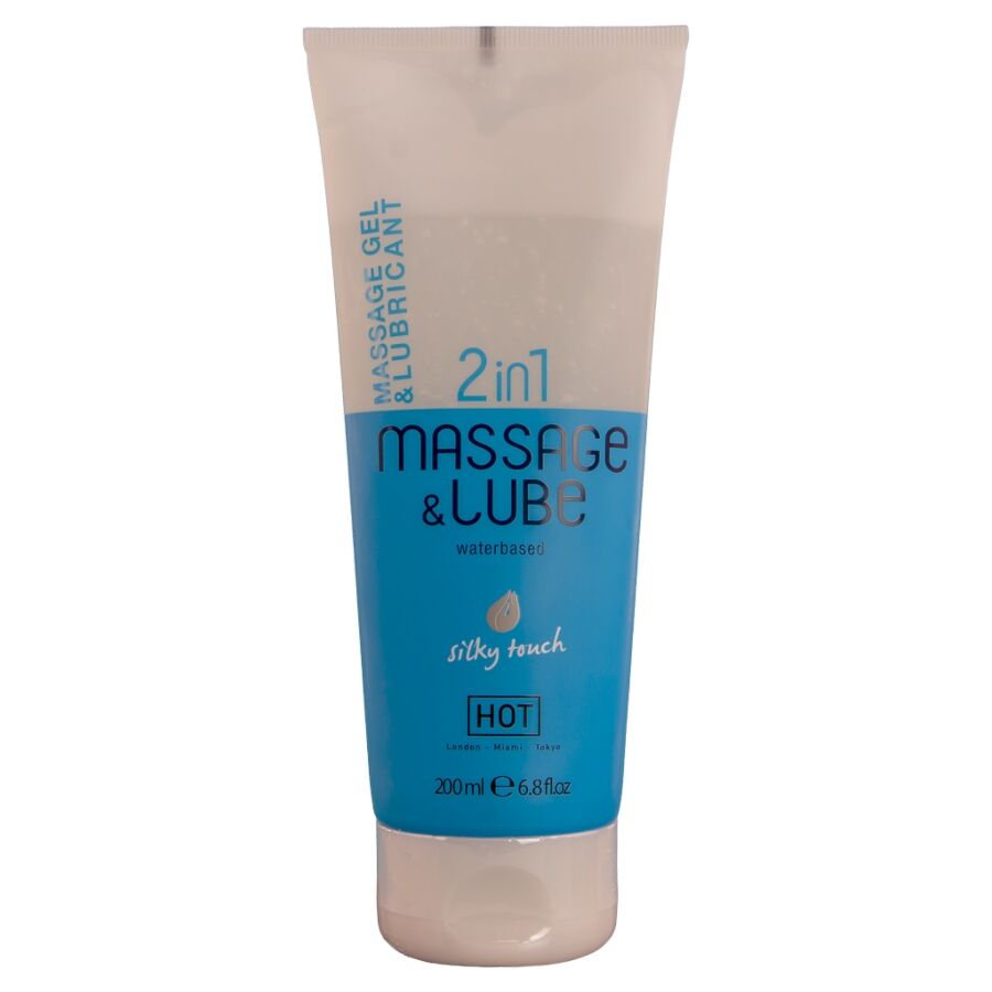 HOT - MASSAGE & GLIDE GEL 2 EN 1 TACTO SEDOSO 200 ML-MillenialSexshop-HOT Imagen del artículo erótico HOT - MASSAGE & GLIDE GEL 2 EN 1 TACTO SEDOSO 200 ML de HOT en la sección DROGUERÍA |Lubricantes|Base Agua de Millenial Sexshop.
