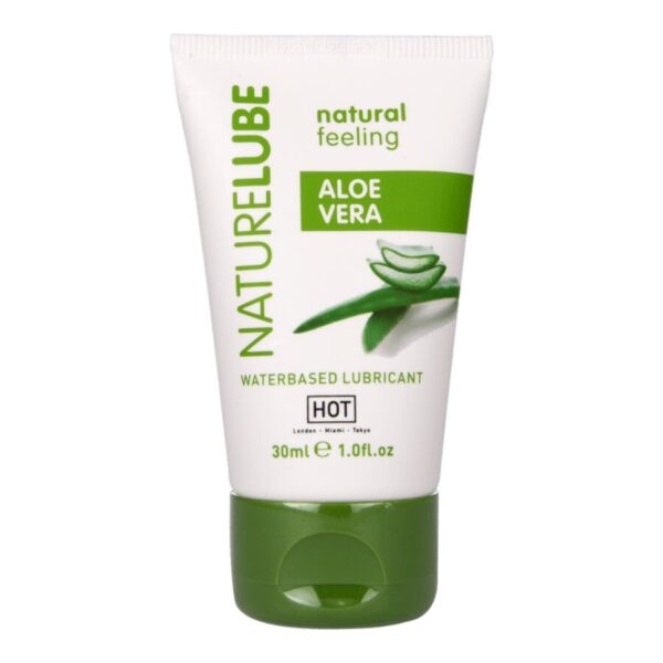 Imagen del artículo erótico HOT - NATURE LUBE LUBRICANTE BASE AGUA ALOE VERA 30 ML de HOT en la sección DROGUERÍA |Lubricantes|Base Agua de Millenial Sexshop.