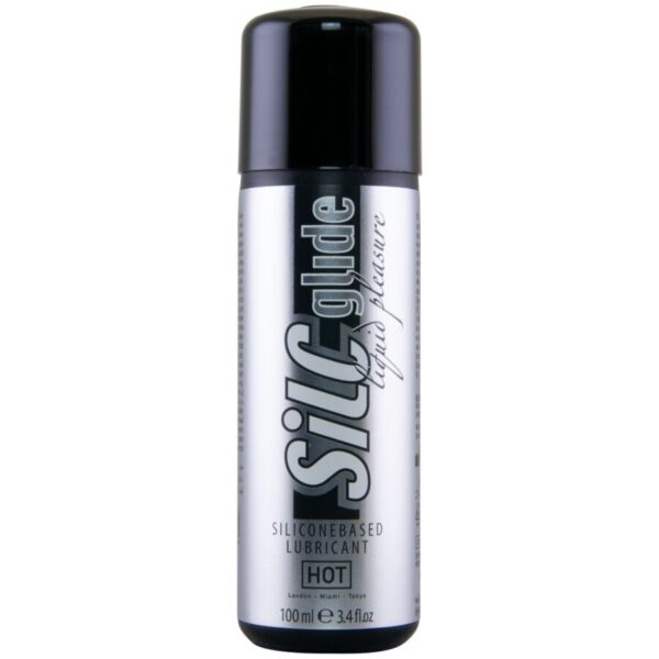 Imagen del artículo erótico HOT - SILC GLIDE LUBRICANTE BASE SILICONA 100 ML de HOT en la sección DROGUERÍA |Lubricantes|Base Silicona de Millenial Sexshop.
