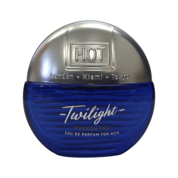 Imagen del artículo erótico HOT - TWILIGHT PERFUME CON FEROMONAS HOMBRE 15 ML de HOT en la sección DROGUERÍA |Perfumes |Perfumes Feromonas Masculinas de Millenial Sexshop.