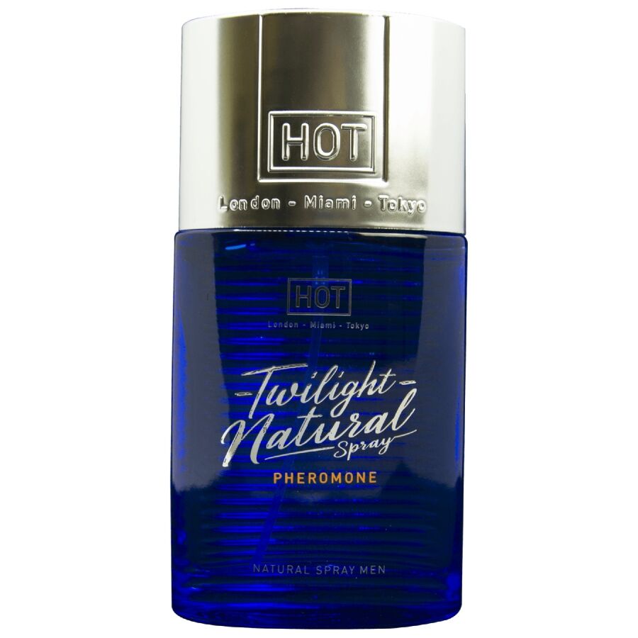 HOT - TWILIGHT SPRAY NATURAL CON FEROMONAS HOMBRE 50 ML-MillenialSexshop-HOT Imagen del artículo erótico HOT - TWILIGHT SPRAY NATURAL CON FEROMONAS HOMBRE 50 ML de HOT en la sección DROGUERÍA |Perfumes |Perfumes Feromonas Masculinas de Millenial Sexshop.