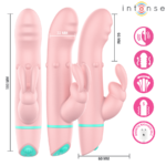 INTENSE - ALVIN ESTIMULADOR RABBIT & VIBRADOR ROLLING + OSCILANTE - Imagen 5