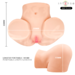INTENSE DEEP TOUCH - GINGER MASTURBADOR ANO Y VAGINA CON EFECTO SUCCIÓN, CALOR, VIBRACIÓN Y VOZ CON CONTROL REMOTO 5.3 KG - Imagen 5