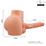 INTENSE DEEP TOUCH - RICHIE TORSO CON ANO Y DILDO REALÍSTICO CON EMPUJE Y VIBRACIÓN CONTROL REMOTO 4.7 KG - Imagen 8