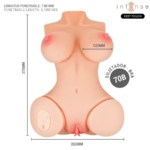 INTENSE DEEP TOUCH - VERO TORSO ANO Y VAGINA CON EFECTO SUCCIÓN, CALOR, VIBRACIÓN Y VOZ CON CONTROL REMOTO 5.5 KG - Imagen 6