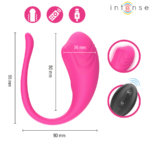 INTENSE - OLIVIA HUEVO VIBRADOR ROSA CONTROL REMOTO - Imagen 5