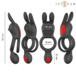 INTENSE - QUINN ANILLO DOBLE CON VIBRACIÓN CON CONTROL REMOTO - Imagen 4