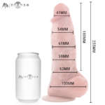 MR INTENSE - BIG PENE SPENCER DILDO SILICONA 25,5 CM -Ø- 6.2 CM - Imagen 4