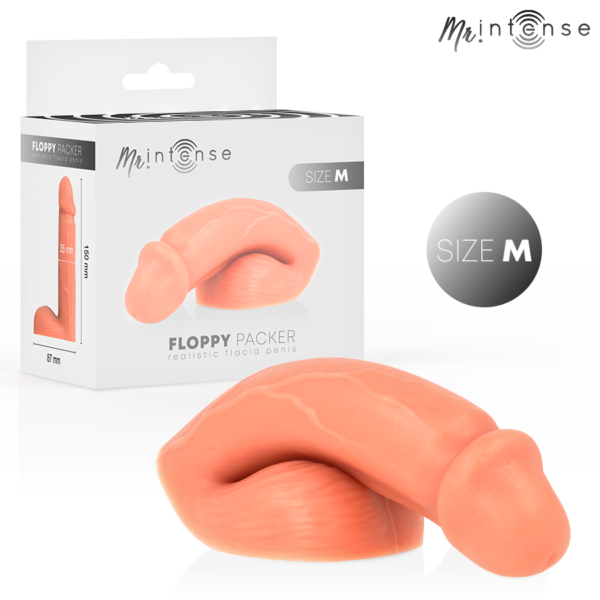 Imagen del artículo erótico MR INTENSE - FLOPPY TALLA M PACKER REALÍSTICO de MR. INTENSE DILDOS en la sección JUGUETES BIENESTAR |Dildos sin Vibración|Penes Transexuales de Millenial Sexshop.