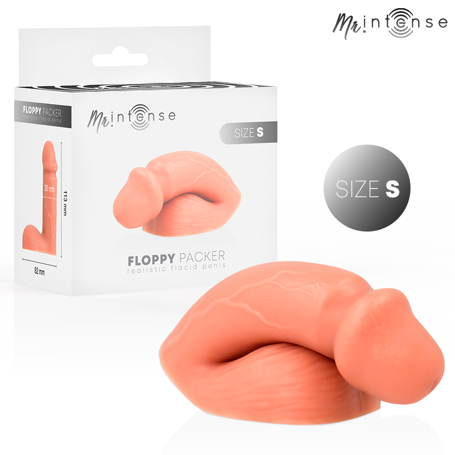 MR INTENSE - FLOPPY TALLA S PACKER REALÍSTICO-MillenialSexshop-MR. INTENSE DILDOS Imagen del artículo erótico MR INTENSE - FLOPPY TALLA S PACKER REALÍSTICO de MR. INTENSE DILDOS en la sección JUGUETES BIENESTAR |Dildos sin Vibración|Penes Transexuales de Millenial Sexshop.