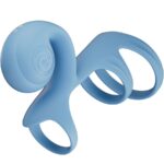 Imagen del artículo erótico SNAIL VIBE - JOVI ARC ANILLO DE PAREJA CONTROL REMOTO AZUL de SNAIL VIBE en la sección JUGUETES BIENESTAR |Juguetes para Hombres|Accesorios para el pene|Anillos Pene|Anillos con Vibración de Millenial Sexshop.