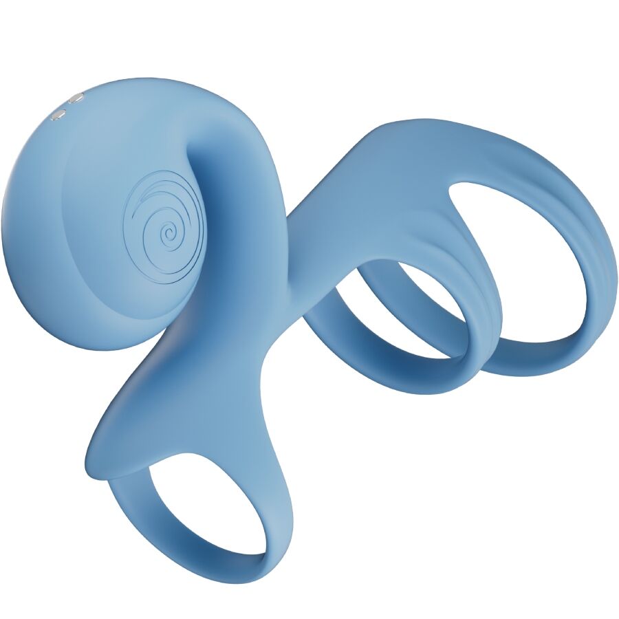SNAIL VIBE - JOVI ARC ANILLO DE PAREJA CONTROL REMOTO AZUL-MillenialSexshop-SNAIL VIBE Imagen del artículo erótico SNAIL VIBE - JOVI ARC ANILLO DE PAREJA CONTROL REMOTO AZUL de SNAIL VIBE en la sección JUGUETES BIENESTAR |Juguetes para Hombres|Accesorios para el pene|Anillos Pene|Anillos con Vibración de Millenial Sexshop.