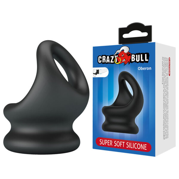 Imagen del artículo erótico CRAZY BULL - OBERON ANILLO DE SOPORTE PARA PENE Y TESTÍCULOS de CRAZY BULL en la sección JUGUETES BIENESTAR |Juguetes para Hombres|Accesorios para el pene|Anillos Pene|Anillos sin vibración de Millenial Sexshop.