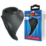 Imagen del artículo erótico CRAZY BULL - ZADOK ANILLO ERGONÓMICO CON ESTIMULADOR DE PERINÉ de CRAZY BULL en la sección JUGUETES BIENESTAR |Juguetes para Hombres|Accesorios para el pene|Anillos Pene|Anillos sin vibración de Millenial Sexshop.