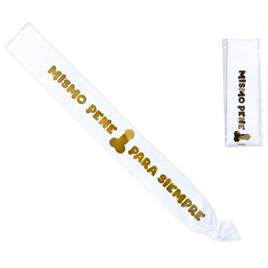 DIABLO PICANTE - BANDA BLANCA PENE METALIZADO-MillenialSexshop-DIABLO PICANTE Imagen del artículo erótico DIABLO PICANTE - BANDA BLANCA PENE METALIZADO de DIABLO PICANTE en la sección ARTÍCULOS VARIOS|Artículos divertidos|Bandas de Millenial Sexshop.