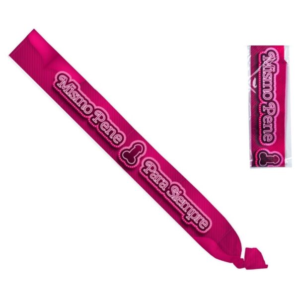 Imagen del artículo erótico DIABLO PICANTE - BANDA ROSA PENE de DIABLO PICANTE en la sección ARTÍCULOS VARIOS|Artículos divertidos|Bandas de Millenial Sexshop.