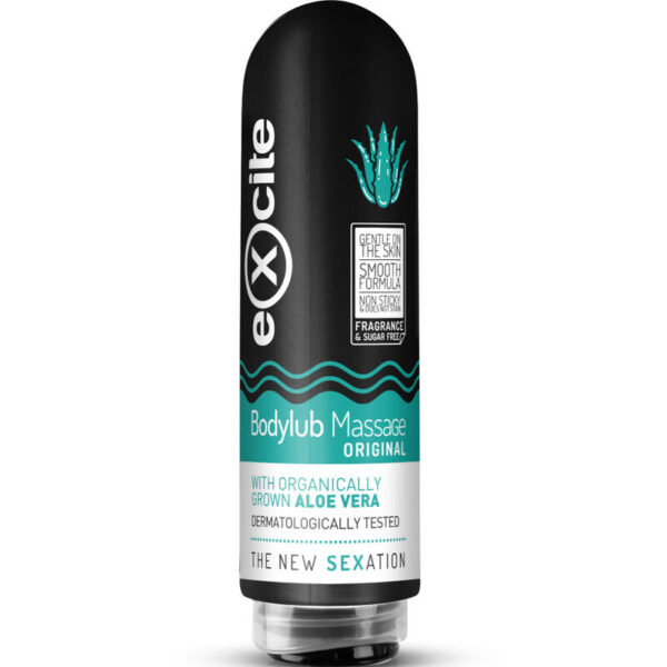 Imagen del artículo erótico EXCITE - BODYLUB MASSAGE GEL ORIGINAL ALOE VERA 200 ML de EXCITE en la sección DROGUERÍA |Para Masajes|Cremas de masaje de Millenial Sexshop.