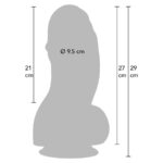 HIDDEN DESIRE - INFERNO FAT BOYS DILDO 27 CM - Imagen 2