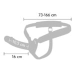 HIDDEN DESIRE - INFERNO STRAP-ON FUNDA PARA PENE CON VIBRACIÓN 16 CM - Imagen 2