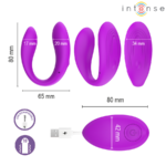 INTENSE - NORA ESTIMULADOR DE PINZA CON VIBRACIÓN MORADO - Imagen 3