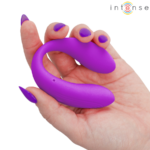 INTENSE - NORA ESTIMULADOR DE PINZA CON VIBRACIÓN MORADO - Imagen 6