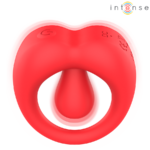 Imagen del artículo erótico INTENSE - RUSSELL ANILLO VIBRADOR CON ESTIMULACIÓN DE CLÍTORIS ROJO de INTENSE FOR HIM en la sección JUGUETES BIENESTAR |Juguetes para Hombres|Accesorios para el pene|Anillos Pene|Anillos con Vibración de Millenial Sexshop.