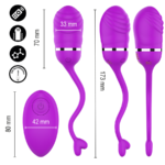 INTENSE - SOOKIE HUEVO VIBRADOR CON CONTROL REMOTO MORADO - Imagen 4