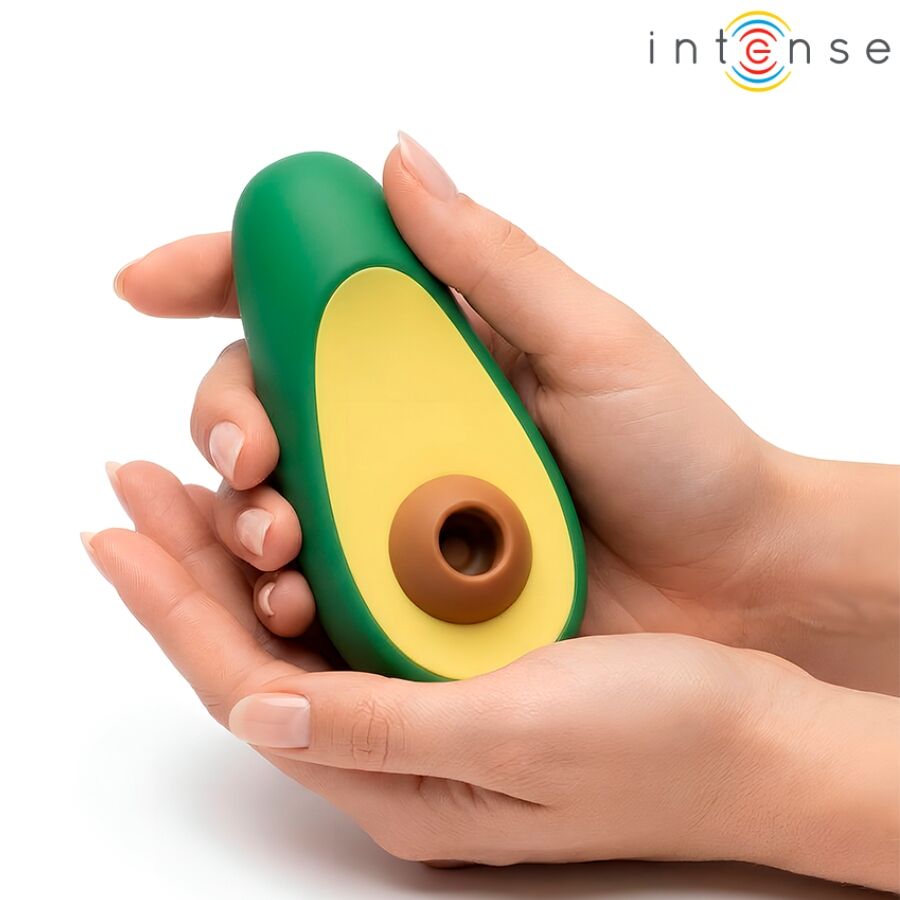 INTENSE - WAKI ESTIMULADOR SUCCIONADOR DE CLÍTORIS AGUACATE-MillenialSexshop-INTENSE FUN TOYS Imagen del artículo erótico INTENSE - WAKI ESTIMULADOR SUCCIONADOR DE CLÍTORIS AGUACATE de INTENSE FUN TOYS en la sección JUGUETES BIENESTAR |Juguetes para Mujeres|Estimuladores|Para Clítoris de Millenial Sexshop.