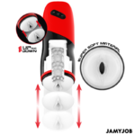 JAMYJOB - XPEED MASTURBADOR VAGINA AUTOMÁTICO 5 MODOS DE EMPUJE Y EFECTO SONIDO - Imagen 2