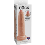 KING COCK - DILDO REALÍSTICO UNCUT NATURAL 23 CM - Imagen 5