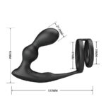 MR PLAY - ANILLO PARA PENE CON PLUG ANAL CON VIBRACIÓN CONTROL REMOTO - Imagen 7