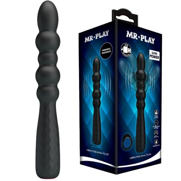 Imagen del artículo erótico MR PLAY - PLUG ANAL FLEXIBLE CON VIBRACIÓN de MR PLAY en la sección JUGUETES BIENESTAR |Anal|Plugs Anales de Millenial Sexshop.