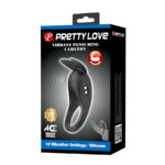 PRETTY LOVE - CARLTON ANILLO PARA PENE CON ESTIMULADOR DE CLÍTORIS - Imagen 9