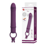 Imagen del artículo erótico PRETTY LOVE - CORA VIBRADOR FORMA PENE CON ANILLO DE SUJECIÓN de PRETTY LOVE FLIRTATION en la sección JUGUETES BIENESTAR |Vibradores|Vibradores HI-TECH de Millenial Sexshop.