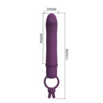 PRETTY LOVE - CORA VIBRADOR FORMA PENE CON ANILLO DE SUJECIÓN - Imagen 8