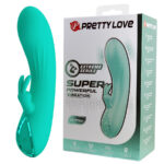 Imagen del artículo erótico PRETTY LOVE- DJ STICK VIBRADOR PUNTO G TURQUESA de PRETTY LOVE FLIRTATION en la sección JUGUETES BIENESTAR |Vibradores|Vibradores Rabbit de Millenial Sexshop.
