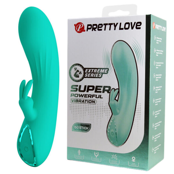 Imagen del artículo erótico PRETTY LOVE- DJ STICK VIBRADOR PUNTO G TURQUESA de PRETTY LOVE FLIRTATION en la sección JUGUETES BIENESTAR |Vibradores|Vibradores Rabbit de Millenial Sexshop.