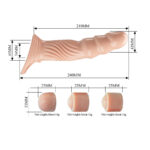 PRETTY LOVE - FUNDA PARA PENE TEXTURIZADA CON EXTENSORES - Imagen 8