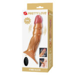 PRETTY LOVE - FUNDA PARA PENE TEXTURIZADA CON VIBRACIÓN Y CONTROL REMOTO - Imagen 11