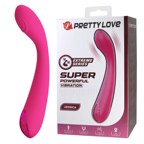 Imagen del artículo erótico PRETTY LOVE - JESSICA VIBRADOR DE ALTA POTENCIA ROSA de PRETTY LOVE SMART en la sección JUGUETES BIENESTAR |Vibradores|Vibradores Punto G de Millenial Sexshop.