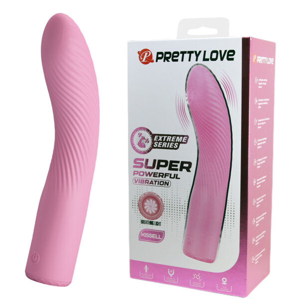Imagen del artículo erótico PRETTY LOVE - KISELL VIBRADOR PUNTO G ROSA de PRETTY LOVE FLIRTATION en la sección JUGUETES BIENESTAR |Vibradores|Vibradores Punto G de Millenial Sexshop.