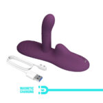 PRETTY LOVE - LUKA SIT-DOWN VIBRADOR CON EFECTO CALOR Y CONTROL REMOTO - Imagen 6